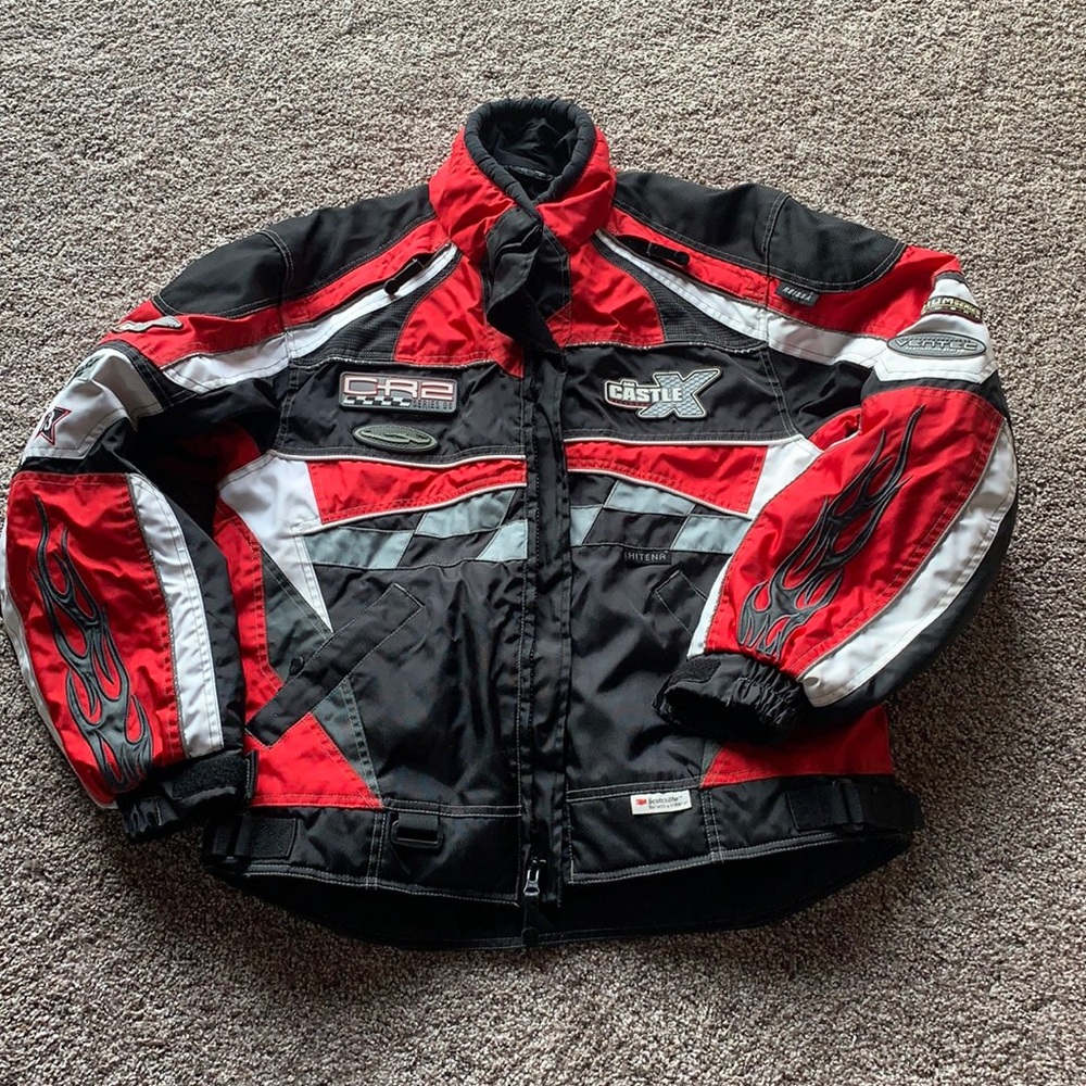 Castle CR2 racing snowmobile jacket